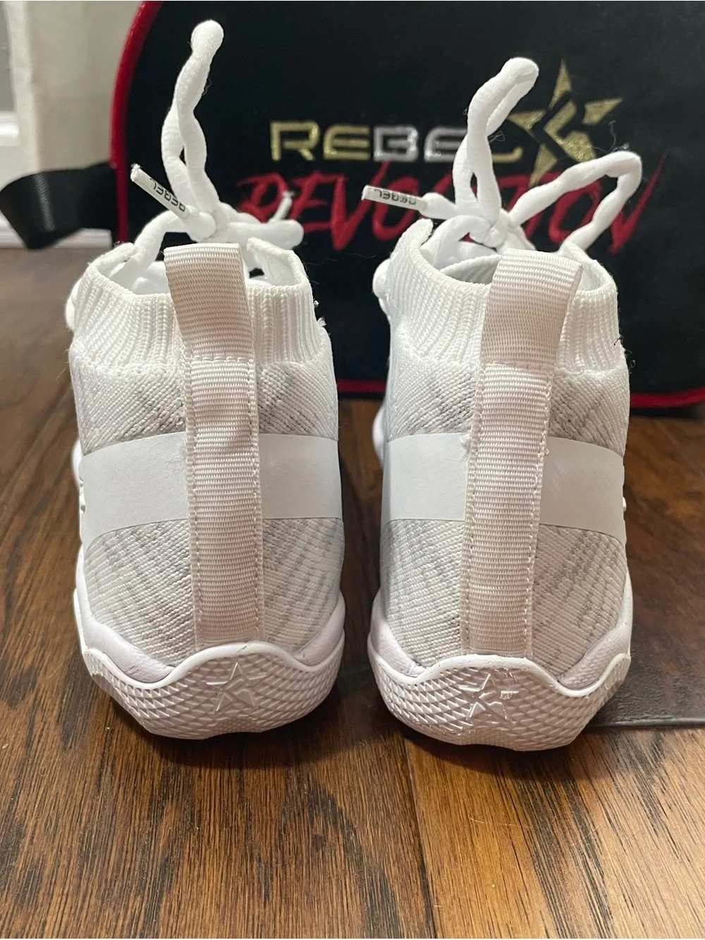 Rebel Revolution Kids Cheer Sneaker - White